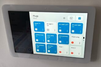 Amazon Echo Hub smart plug control tiles