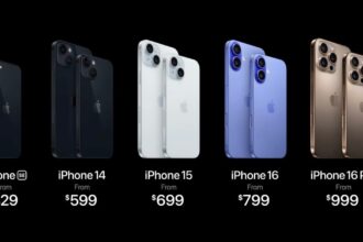 Esta es la nueva línea de iPhone tras el lanzamiento del iPhone 16