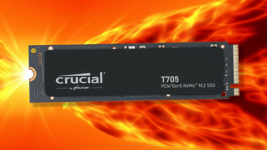 Ahorre $120 en este SSD para juegos Crucial T705 súper rápido, pero sea rápido