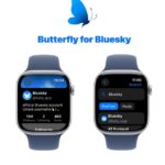 Butterfly pone Bluesky en tu Apple Watch con una hermosa aplicación