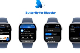 Butterfly pone Bluesky en tu Apple Watch con una hermosa aplicación